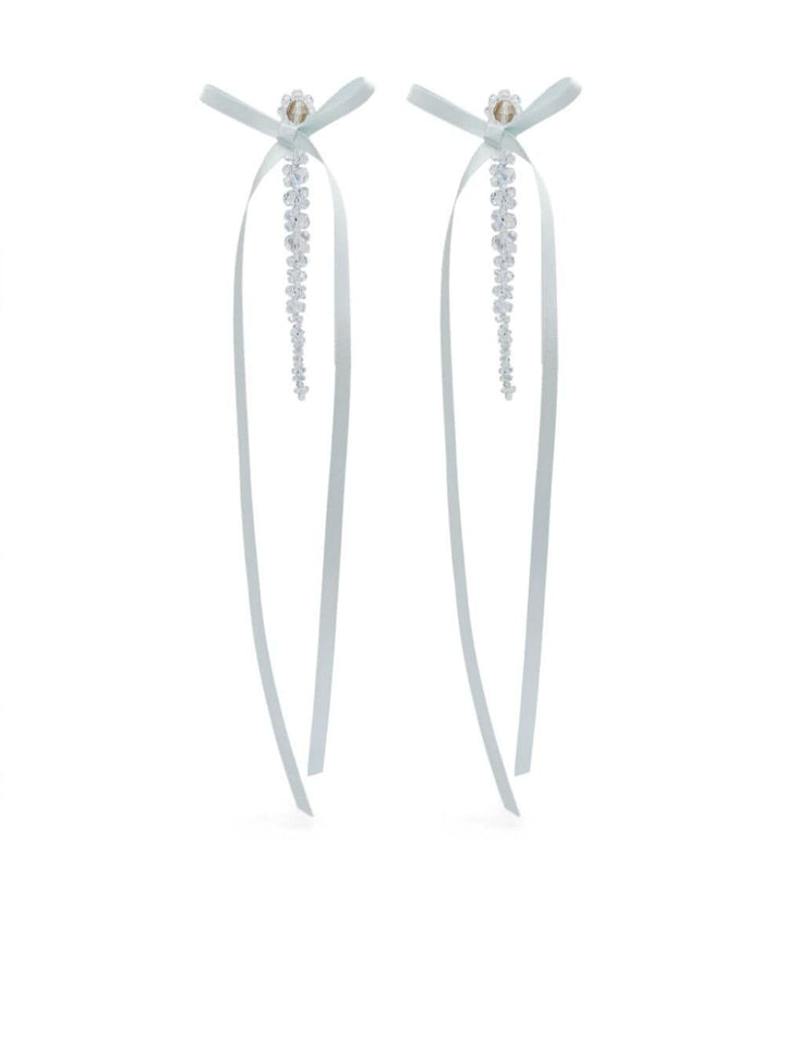 Simone Rocha Women Bow Ribbon Drip Earrings