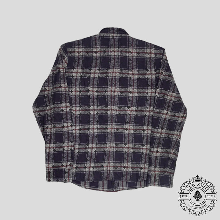 Chrome Hearts Loose Ends Flannel in Blue