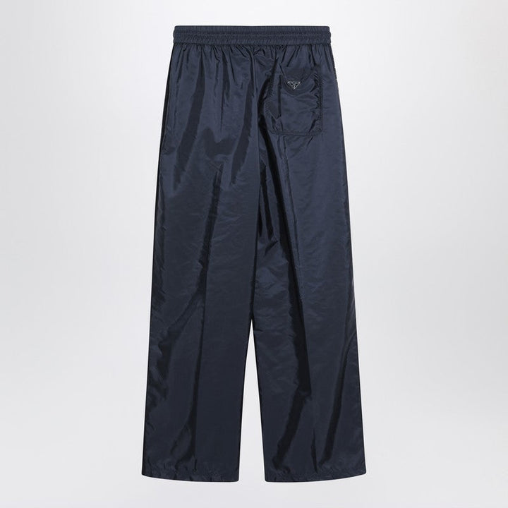 Prada Blue Trousers In Re-Nylon Women