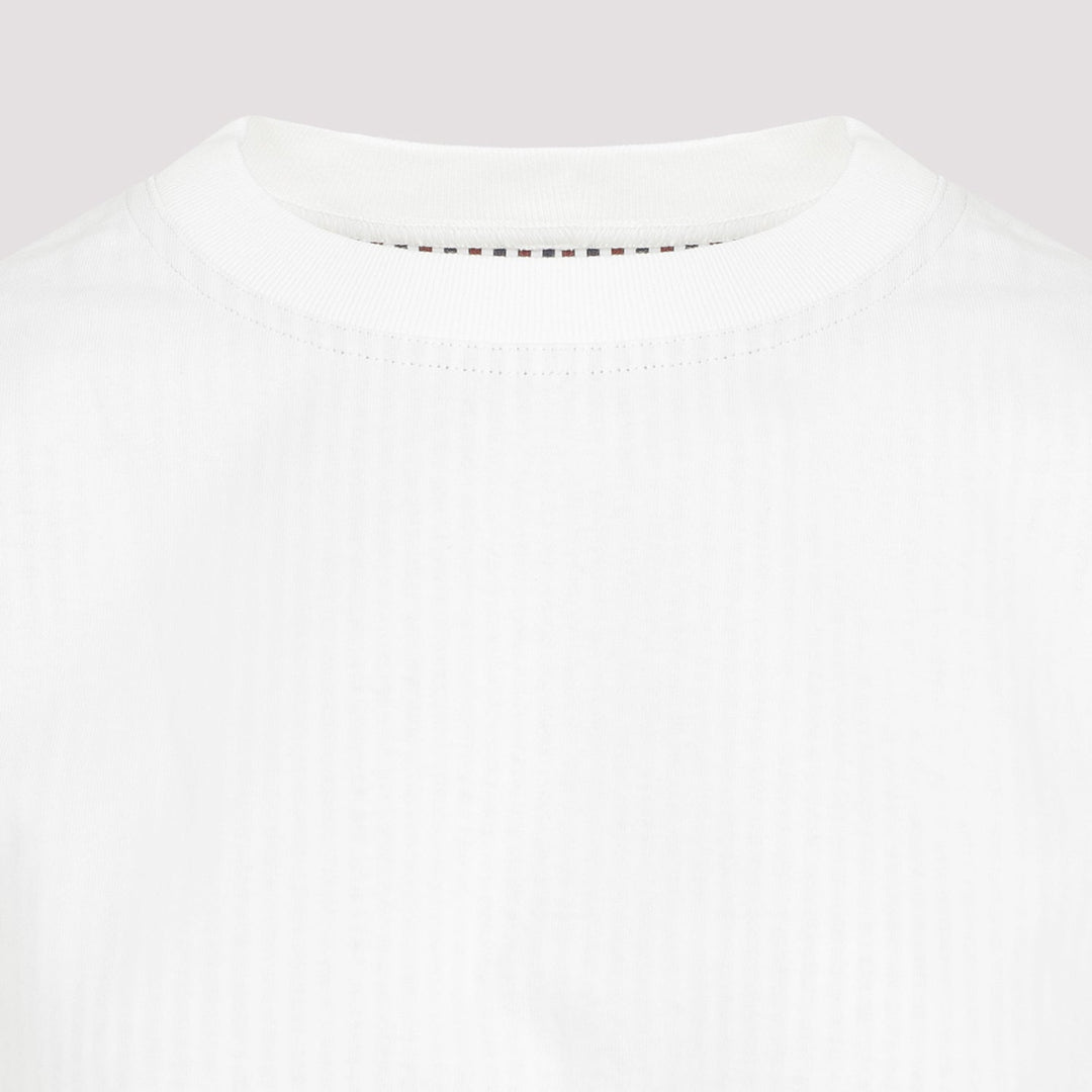 Bottega Veneta Double Layer Striped Cotton T-Shirt Women