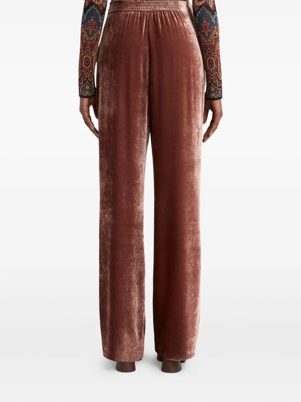 Etro Women Velvet Palazzo Trousers