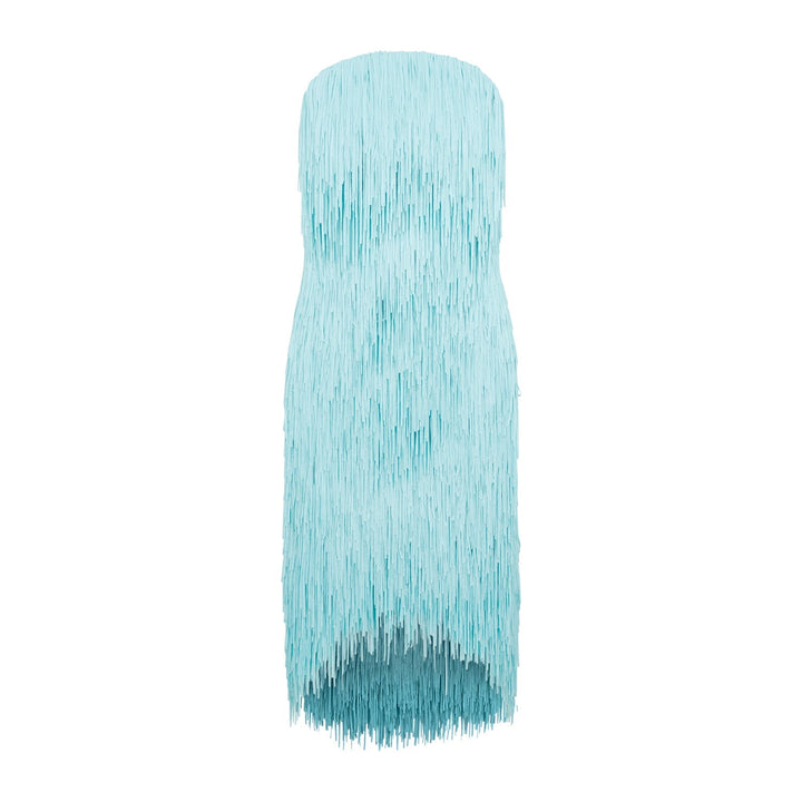 Bottega Veneta Fringed Midi Dress Women