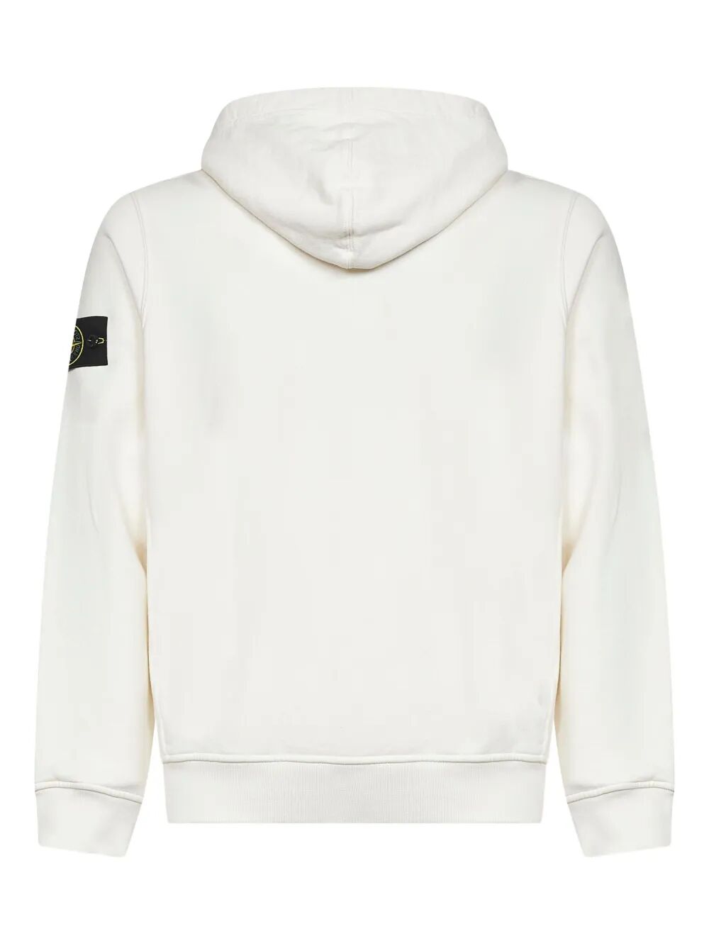 Stone Island Men Brushed Organic Cotton Fleece Hoodie