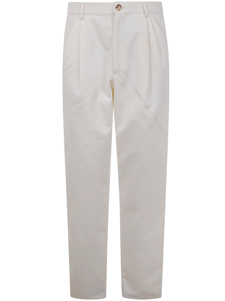 Brunello Cucinelli Men Double Piences Chino Trousers