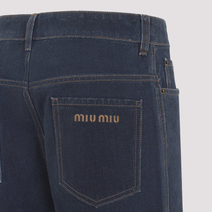 Miu Miu Flock Jeans Women