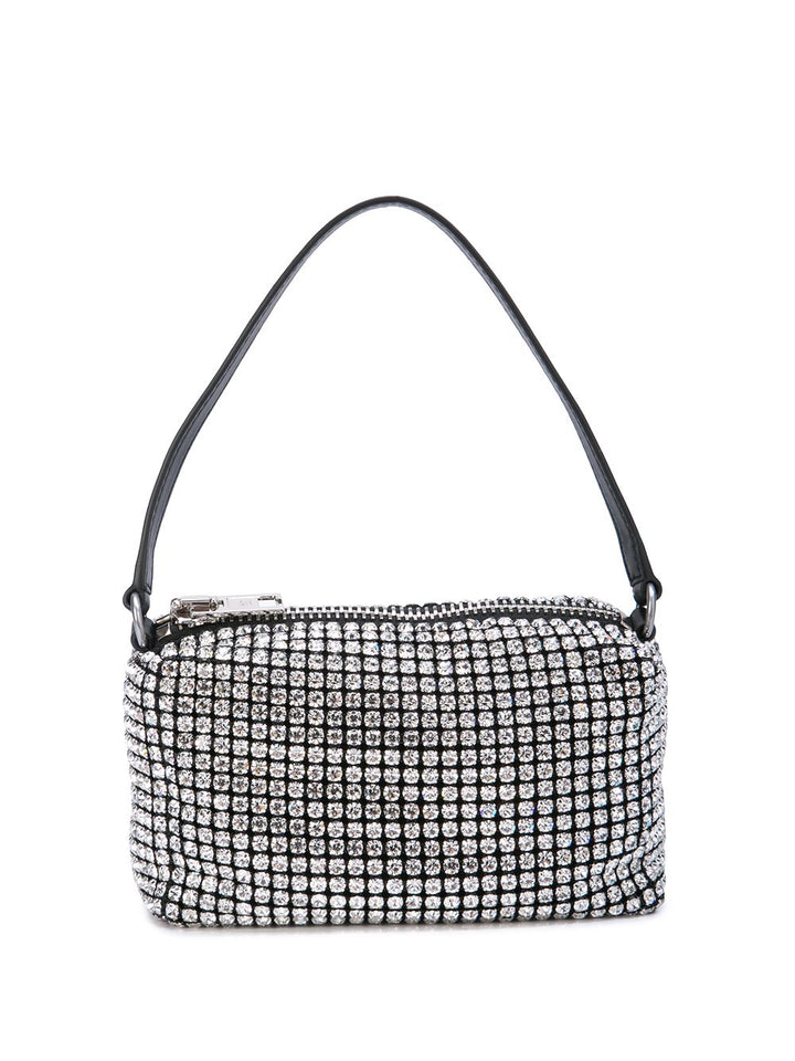 Alexander Wang Women Heiress Medium Pouch In Crystal Mesh