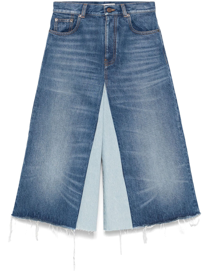 Chloe Women Denim Midi Skirt