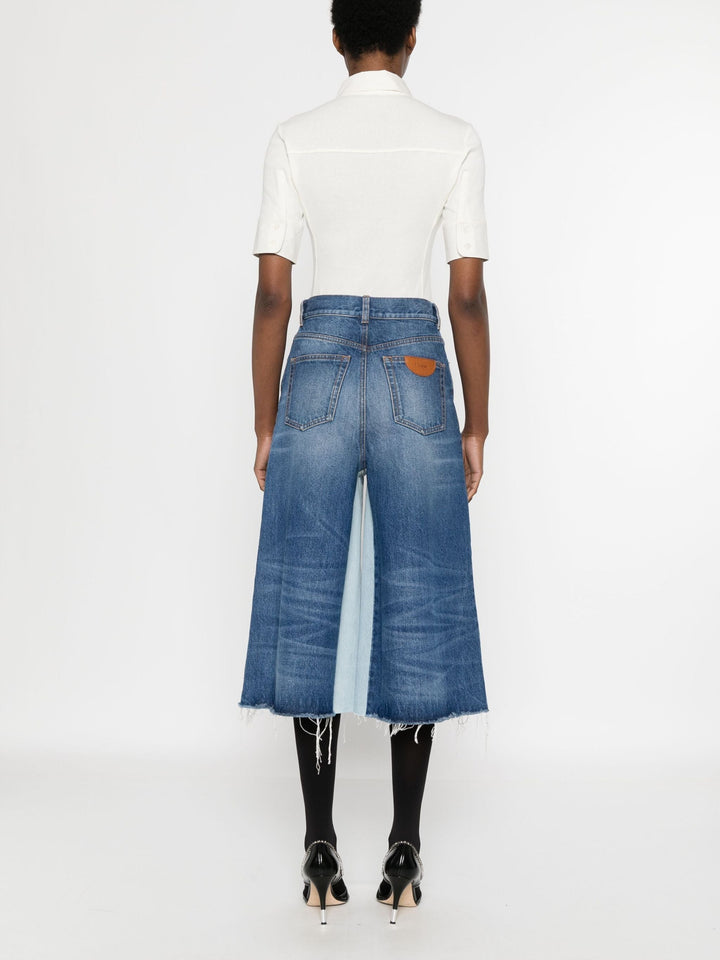 Chloe Women Denim Midi Skirt