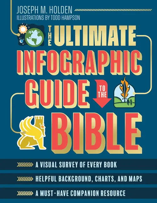 The Ultimate Infographic Guide to the Bible: *A Visual Survey of Every Book *Helpful Background, Charts, and Maps *A Must-Have Companion Resource - Hardcover
