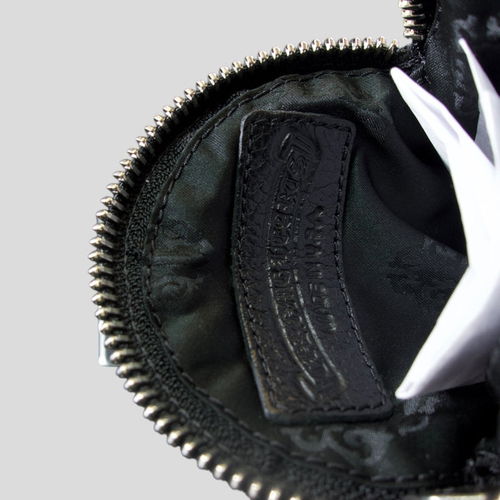 Chrome Hearts Cross Patch Coin Purse in Black