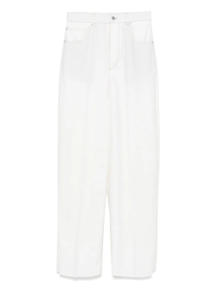 Bottega Veneta Women Pantaloni A Gamba Ampia In Denim