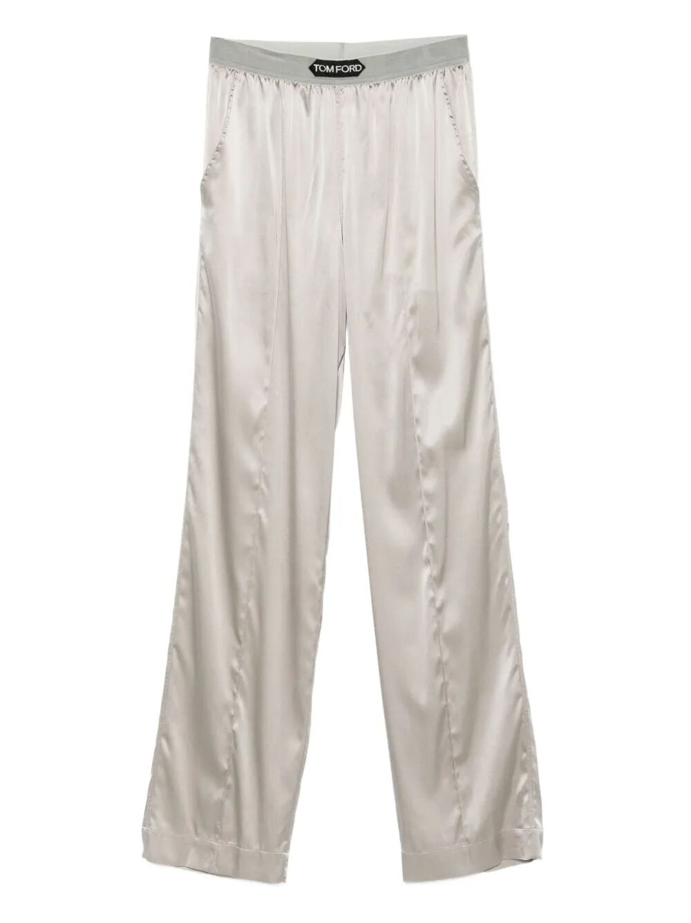 Tom Ford Women Stretch Silk Satin Pijamas Trousers
