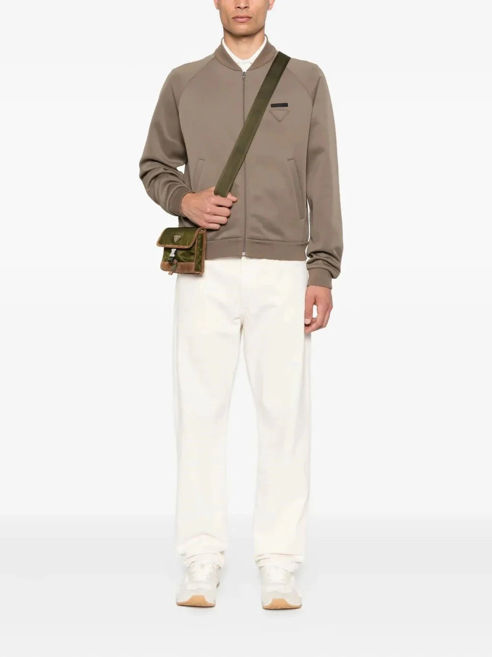 Prada Men Zipped Cardigan