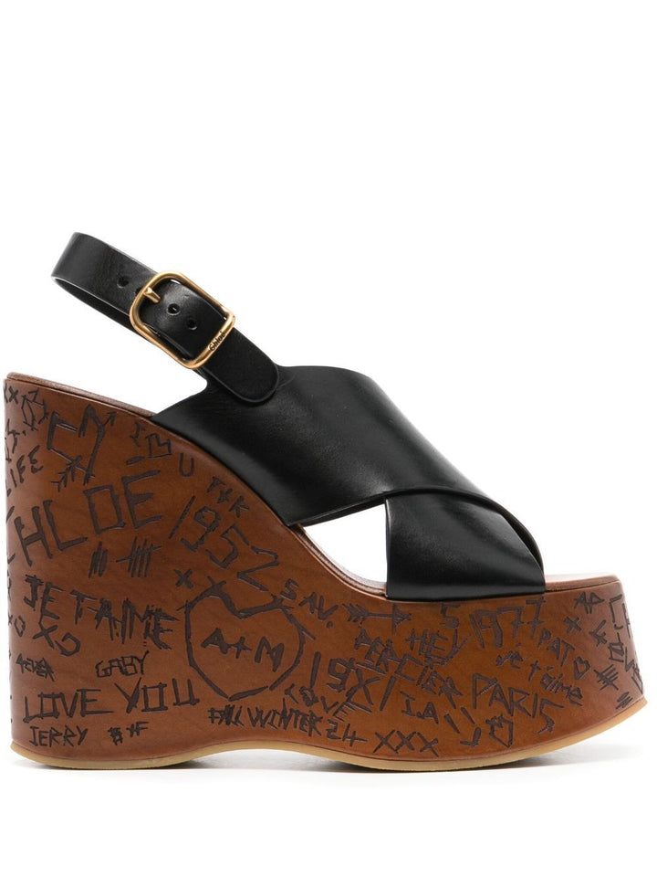 Chloe Women Maxime Wedge Sandals