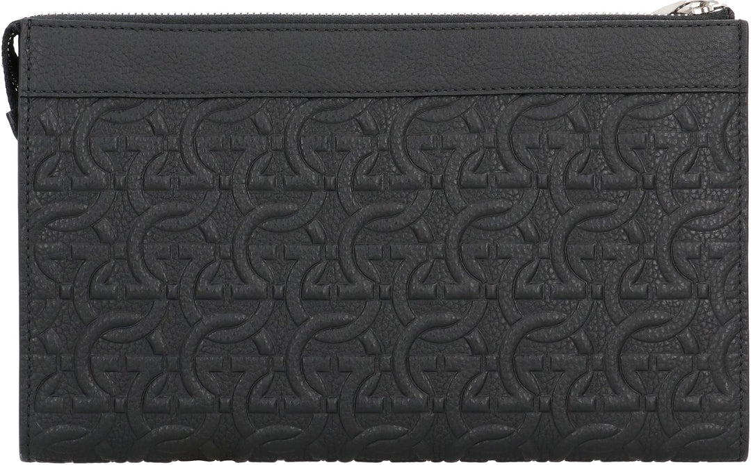 Ferragamo Travel Document Holder with Gancini Hook - 25 CM