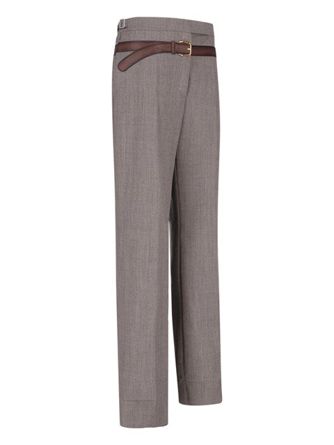 Prada Women Trompe-L'œil Belted Pants