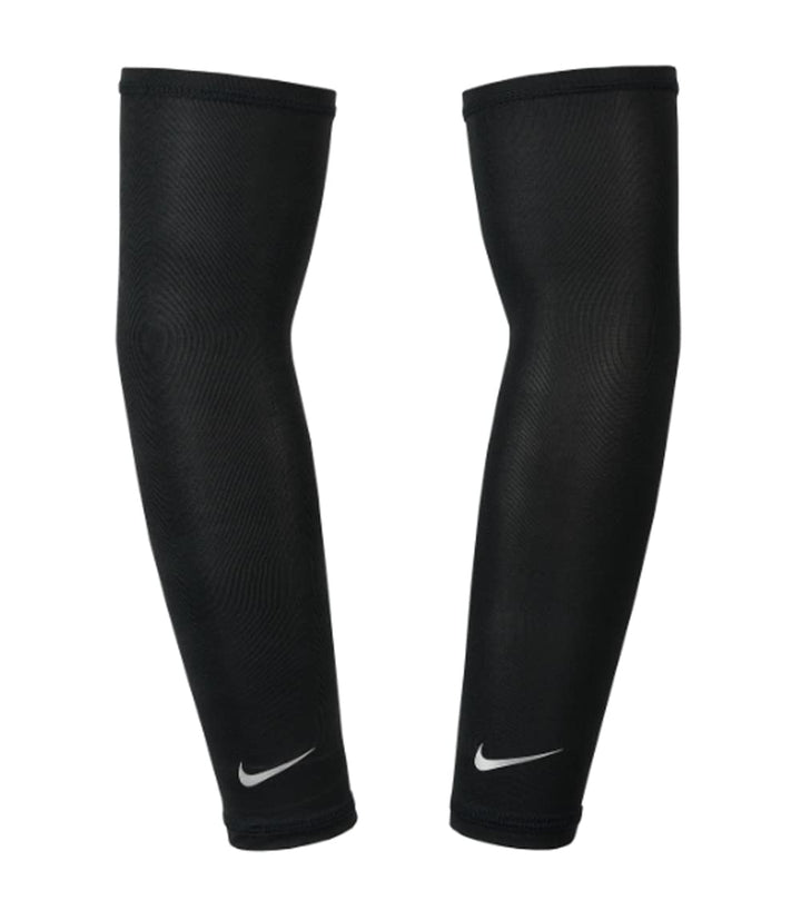 Nike Dri-Fit UV Solar Arm Sleeves - 1 Pair - Unisex - Adult (Black Adult S/M)