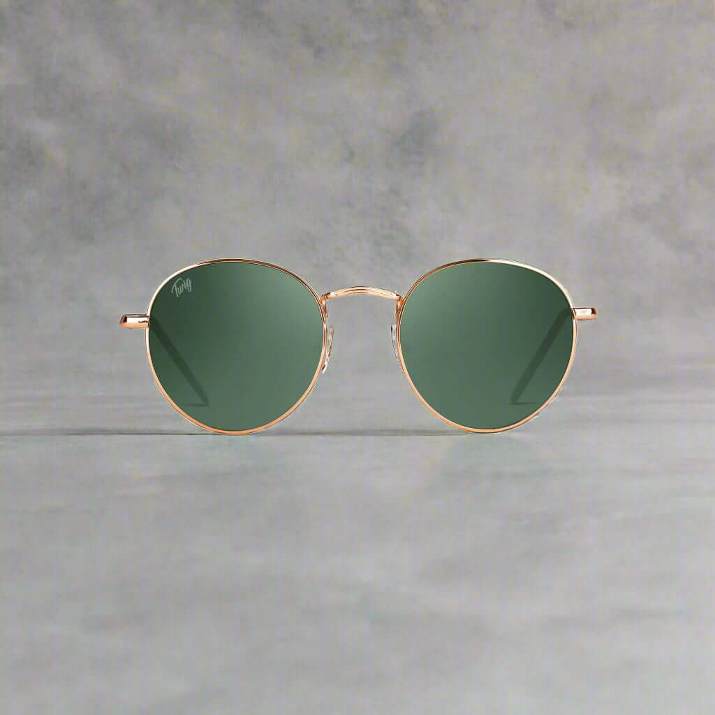 Twig men's and women's sunglasses in assorted styles including aviator, round, and square frames