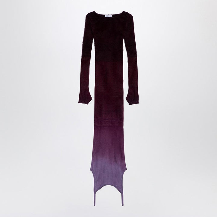 The Attico Purple/Burgundy Convertible Dress In Nylon Blend Women