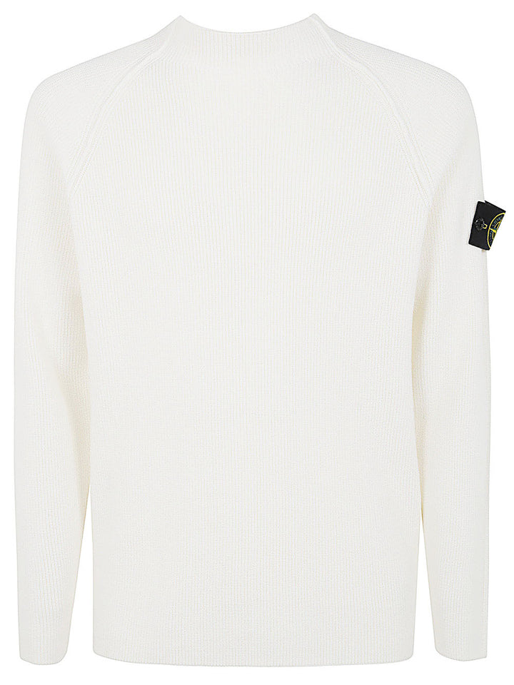 Stone Island Men Wide Round Neck Sweater