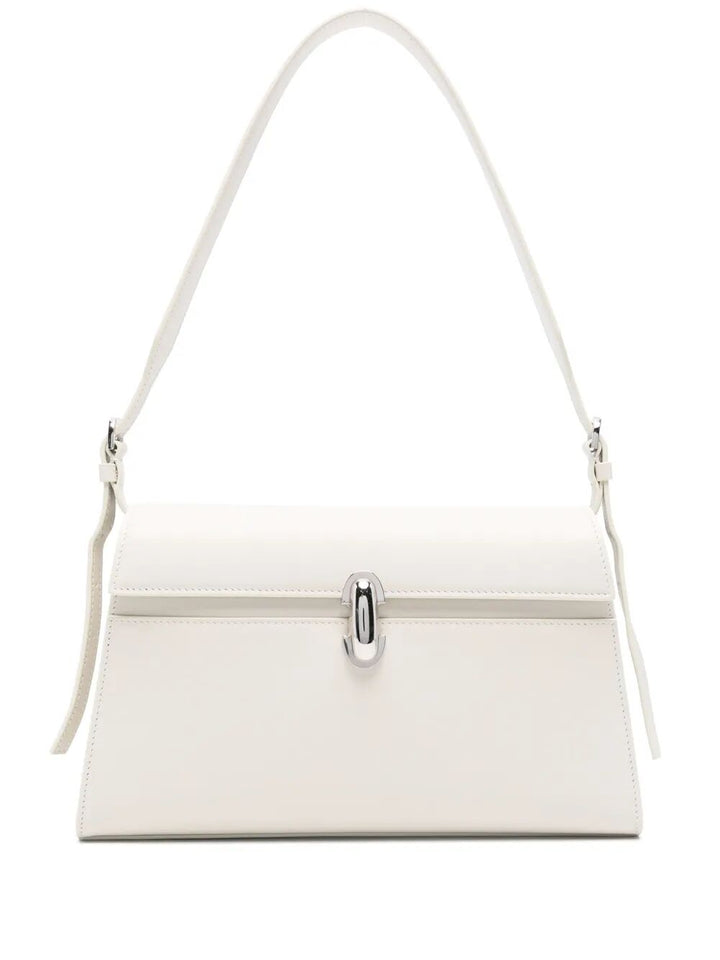 Savette Women Symmetry Shoulder Bag In Smooth Calf Leather