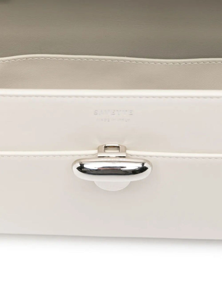 Savette Women Symmetry Shoulder Bag In Smooth Calf Leather