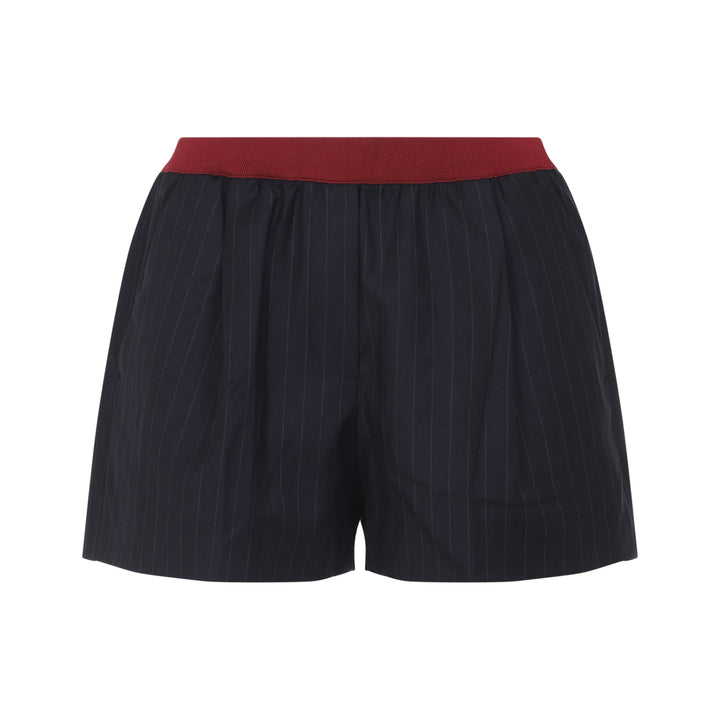 Miu Miu Virgin Wool Shorts Women