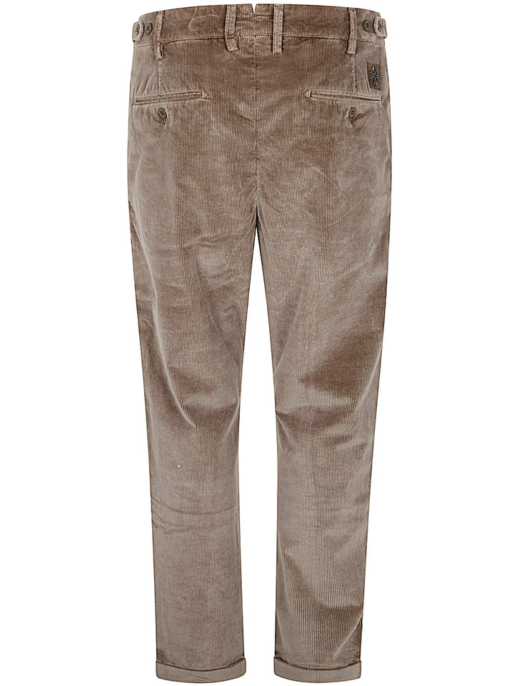 Jacob Cohen Men Crop Slim Single Pence Henry Pant