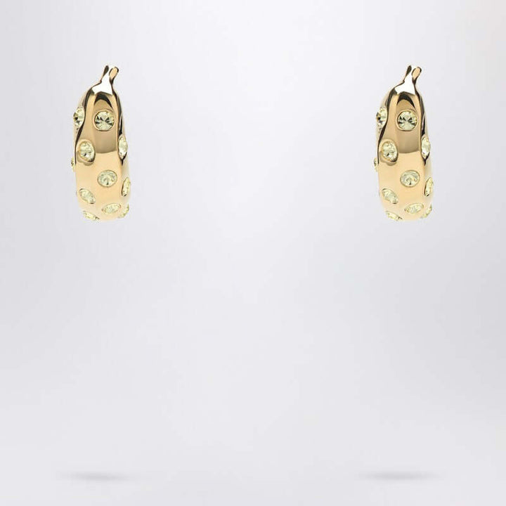Jacquemus Banana Earrings With Rhinestones Women