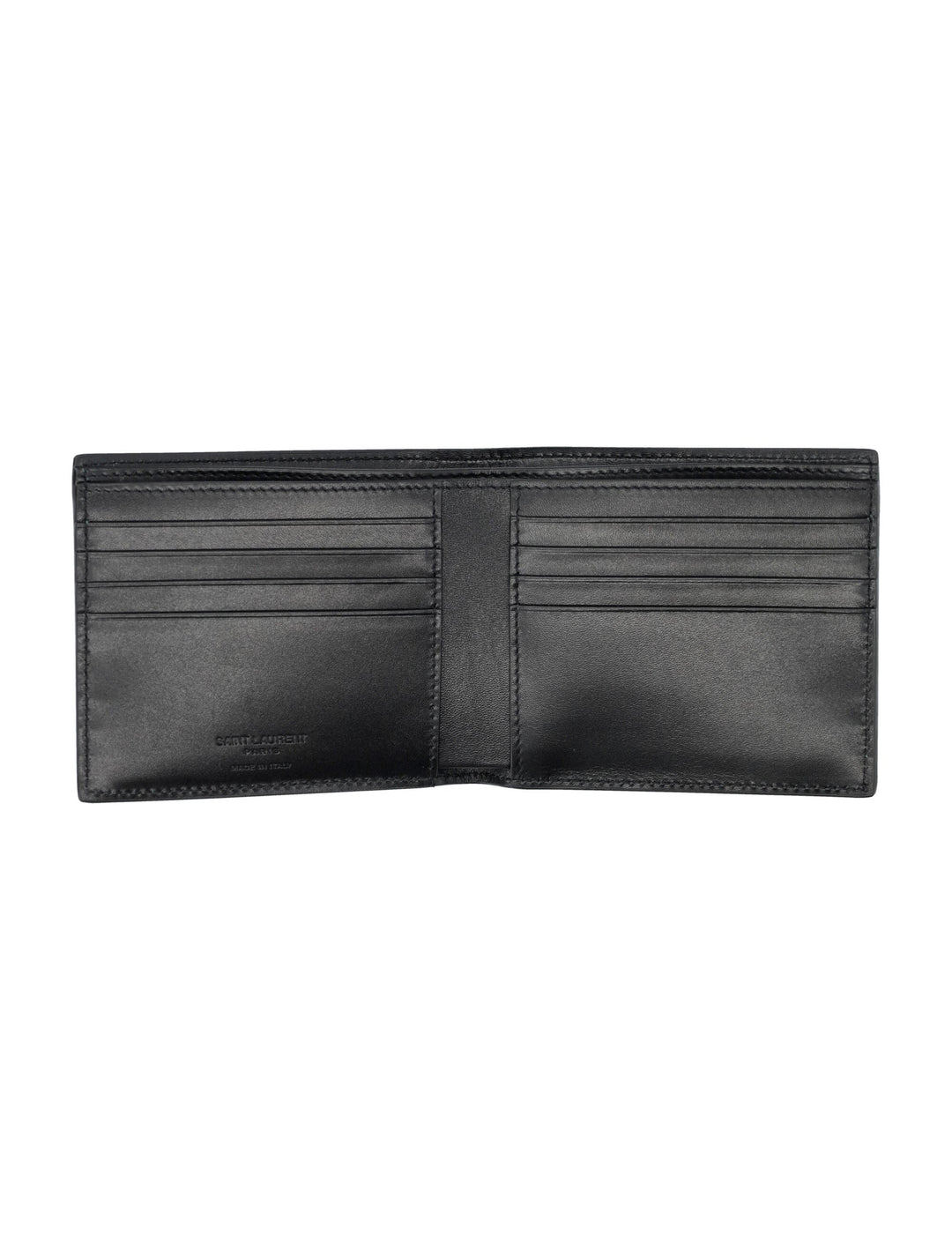 SAINT LAURENT East/West Mini Bi-Fold Wallet - FW25