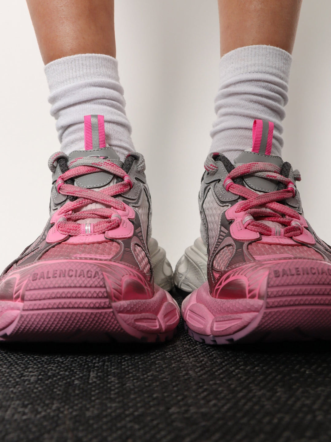 Balenciaga Women 3Xl Low-Top Mesh Sneakers