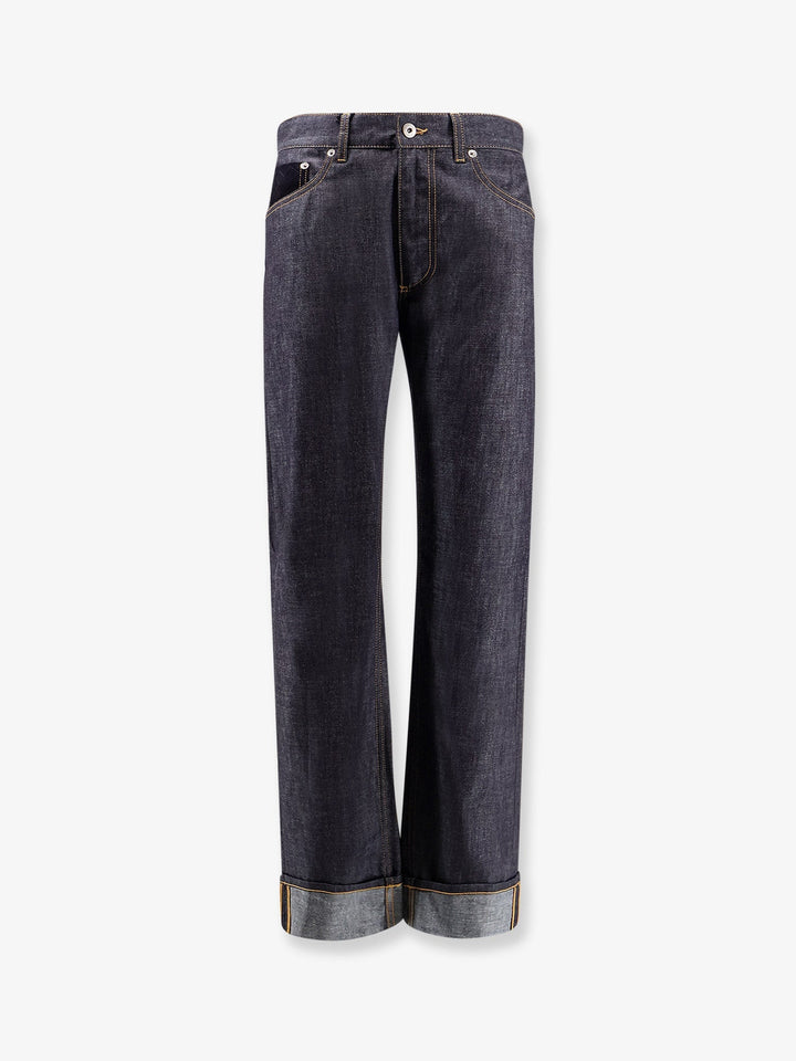 Bottega Veneta Women Turned Up Jeans With Straight Leg