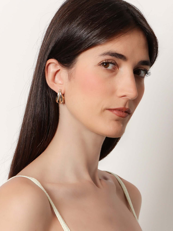 Bottega Veneta Women Silver Earrings