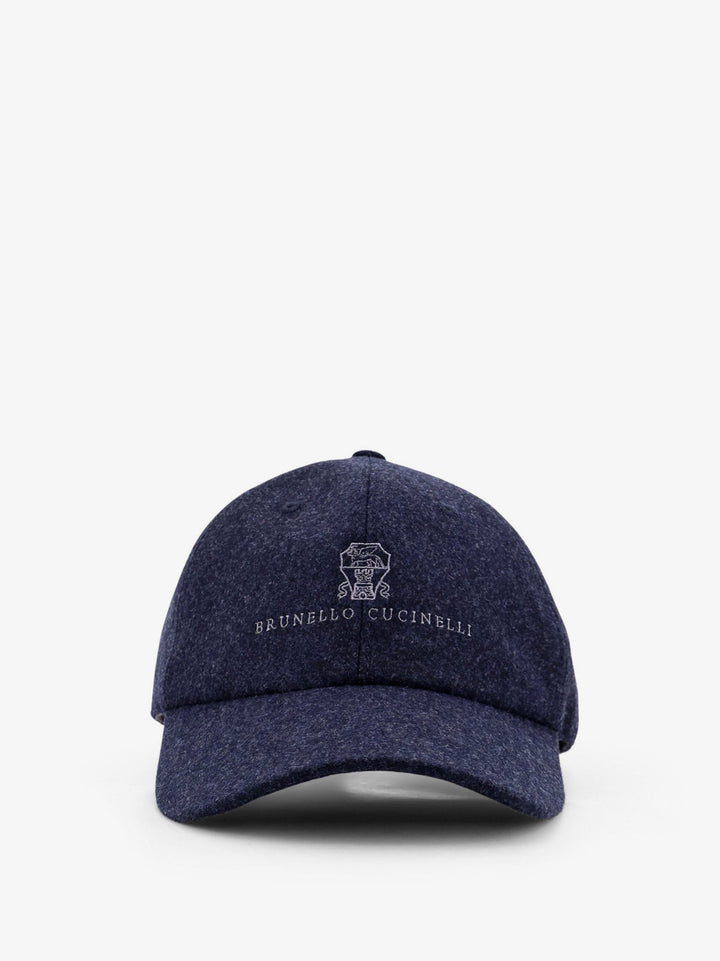 Brunello Cucinelli Men Virgin Wool Baseball Hat