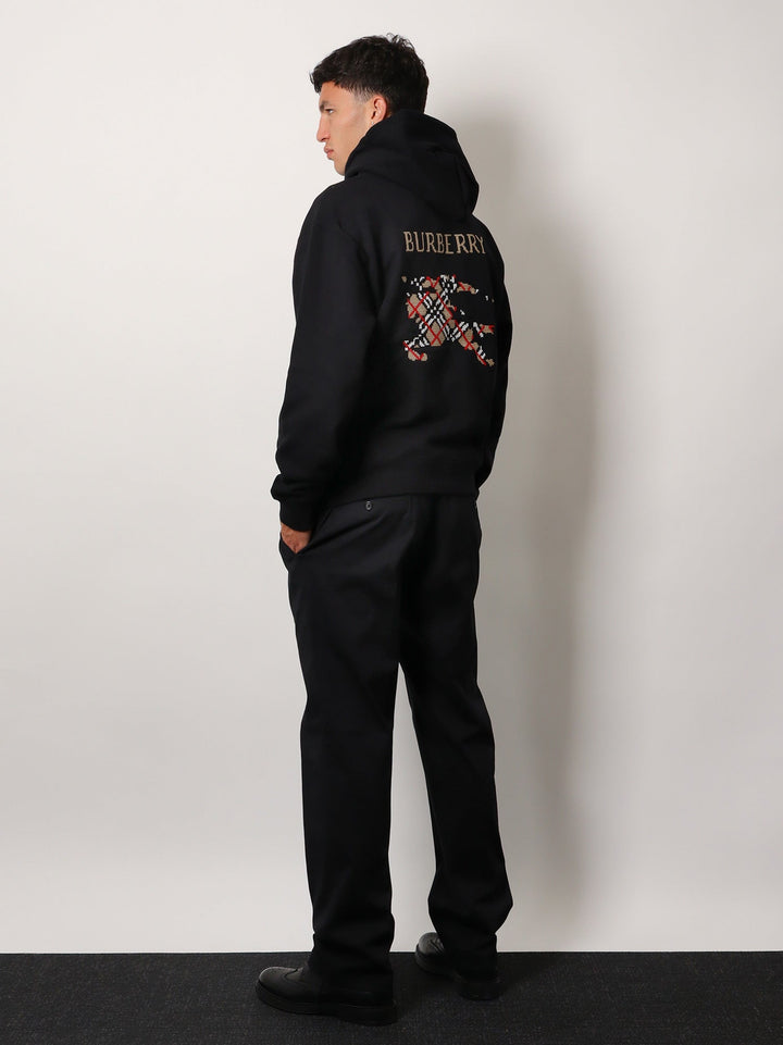 Burberry Men Cotton Sweatshirt With Logo Embroidery