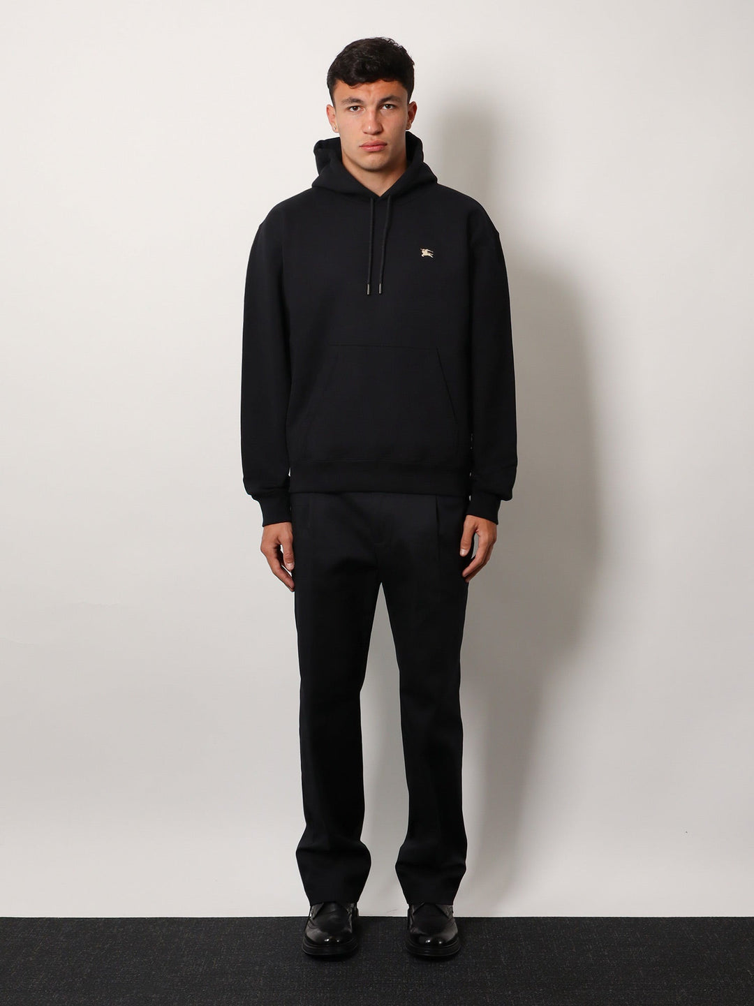 Burberry Men Cotton Sweatshirt With Logo Embroidery