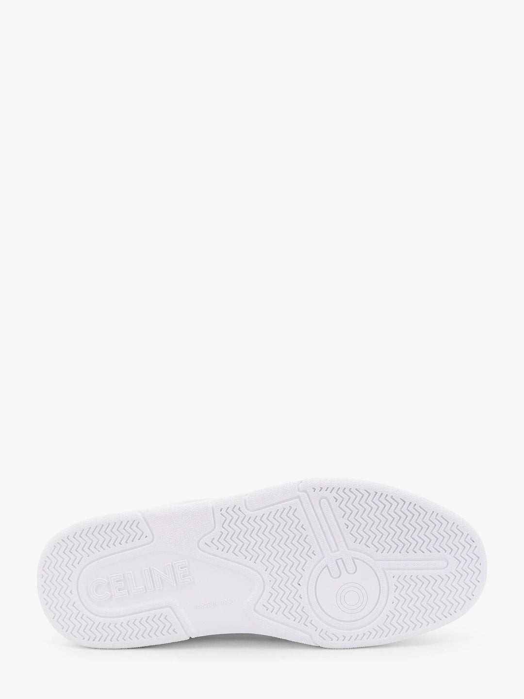 Celine Men Ct-09 Leather Sneakers With Mesh Inserts