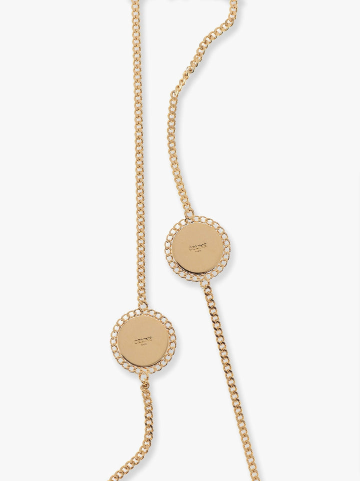 Celine Women Medaille Sautoir Metal Necklace