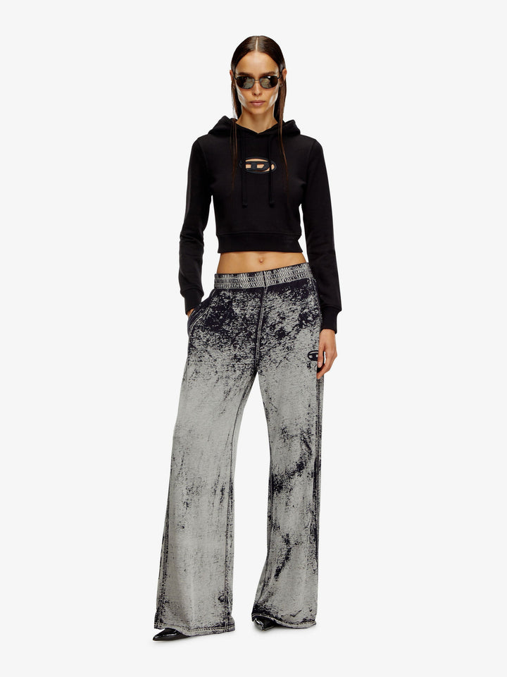 Diesel Women Slimmy Cotton Blend Sweatshirt