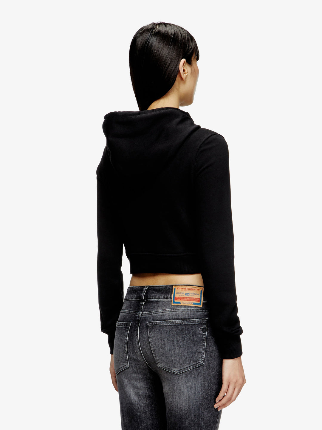 Diesel Women F-Slimmy Cotton Blend Sweatshirt