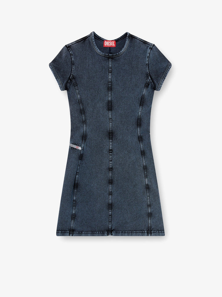 Diesel Women D-Cupsleeves Stretch Cotton Short Dress