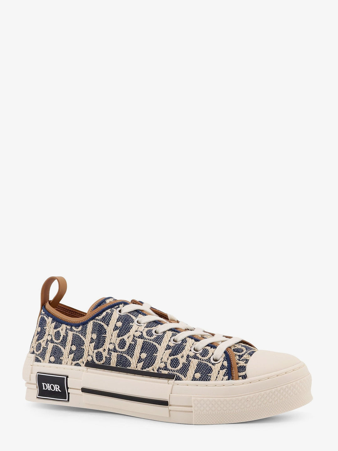 Dior Men B23 League Dior Oblique Jacquard Fabric Low-Top Sneakers