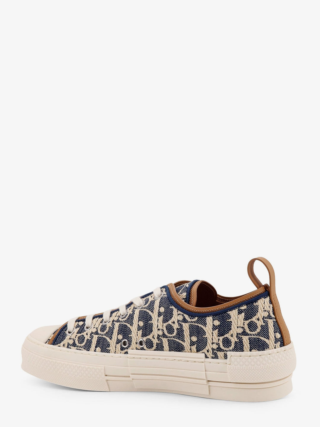 Dior Men B23 League Dior Oblique Jacquard Fabric Low-Top Sneakers