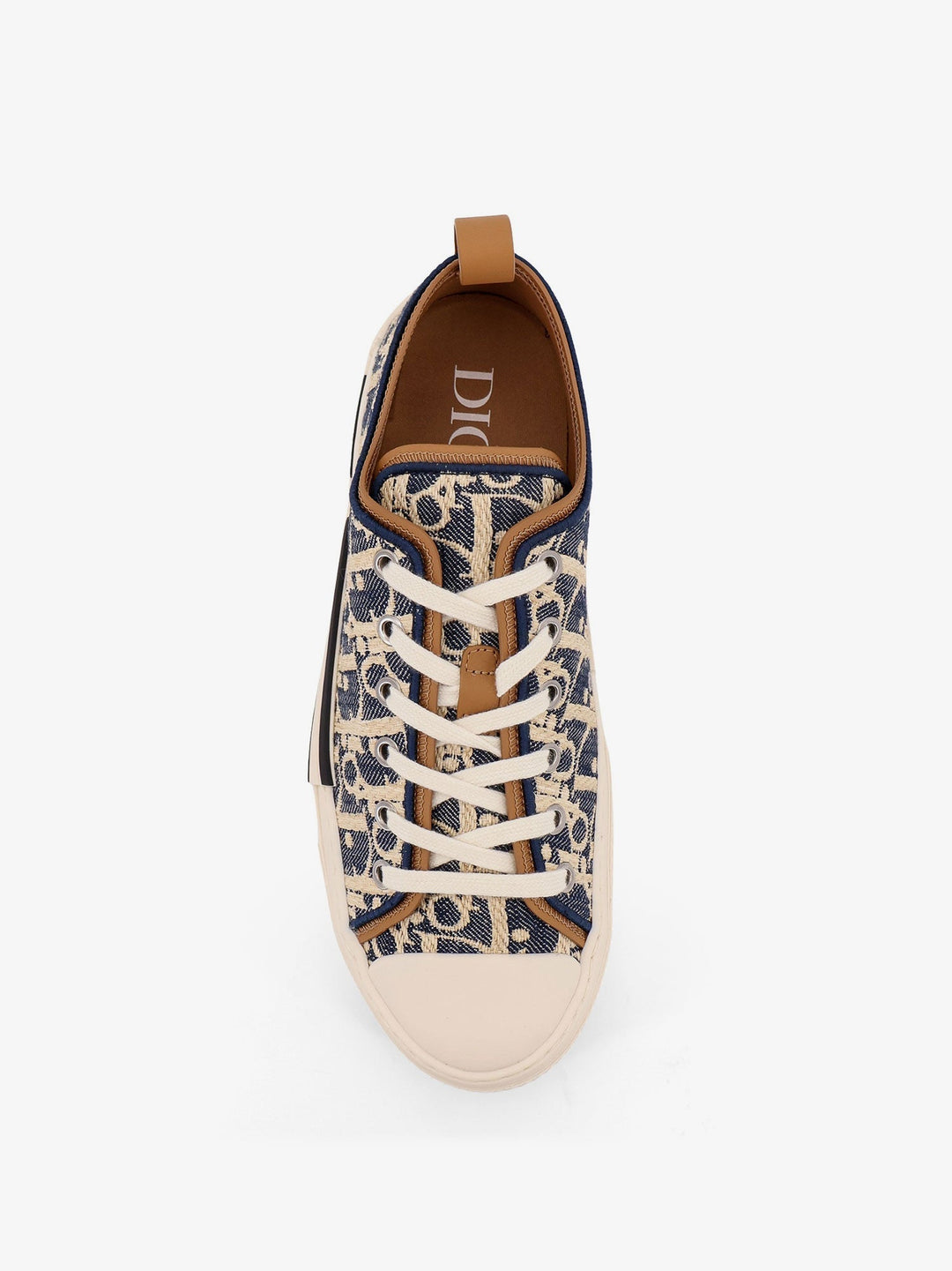 Dior Men B23 League Dior Oblique Jacquard Fabric Low-Top Sneakers