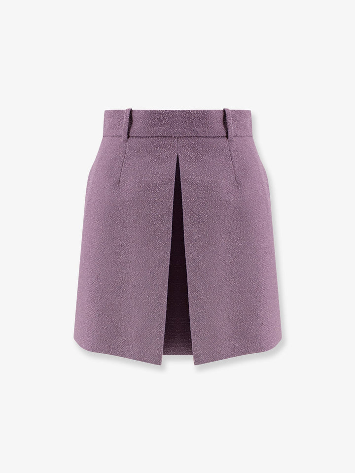 Dior Women Boucle Virgin Wool Blend Skirt