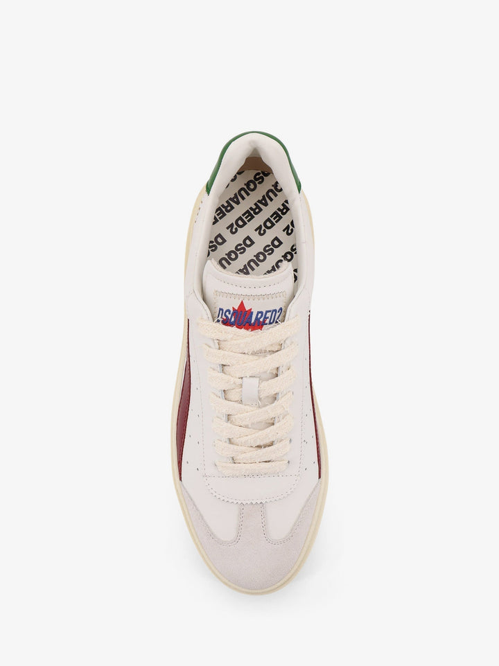Dsquared2 Men Rider Leather Low-Top Sneakers