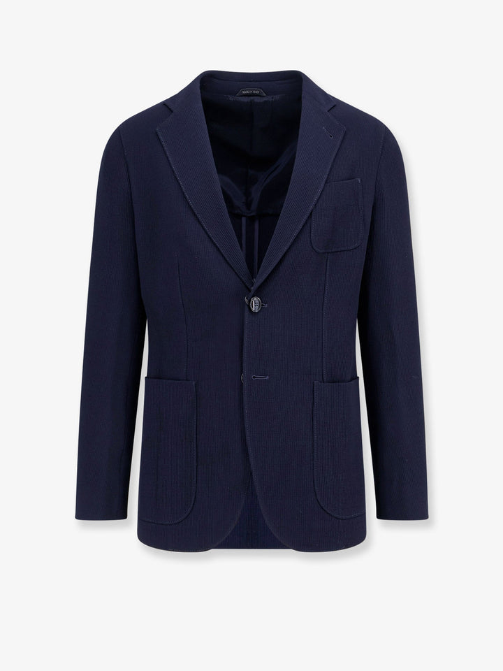 Giorgio Armani Men Virgin Wool And Viscose Blazer