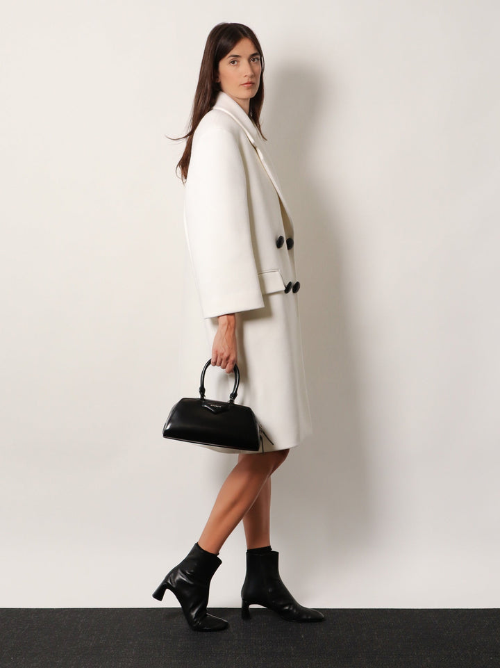 Givenchy Women Antigona East West Small Leather Shoulder Bag