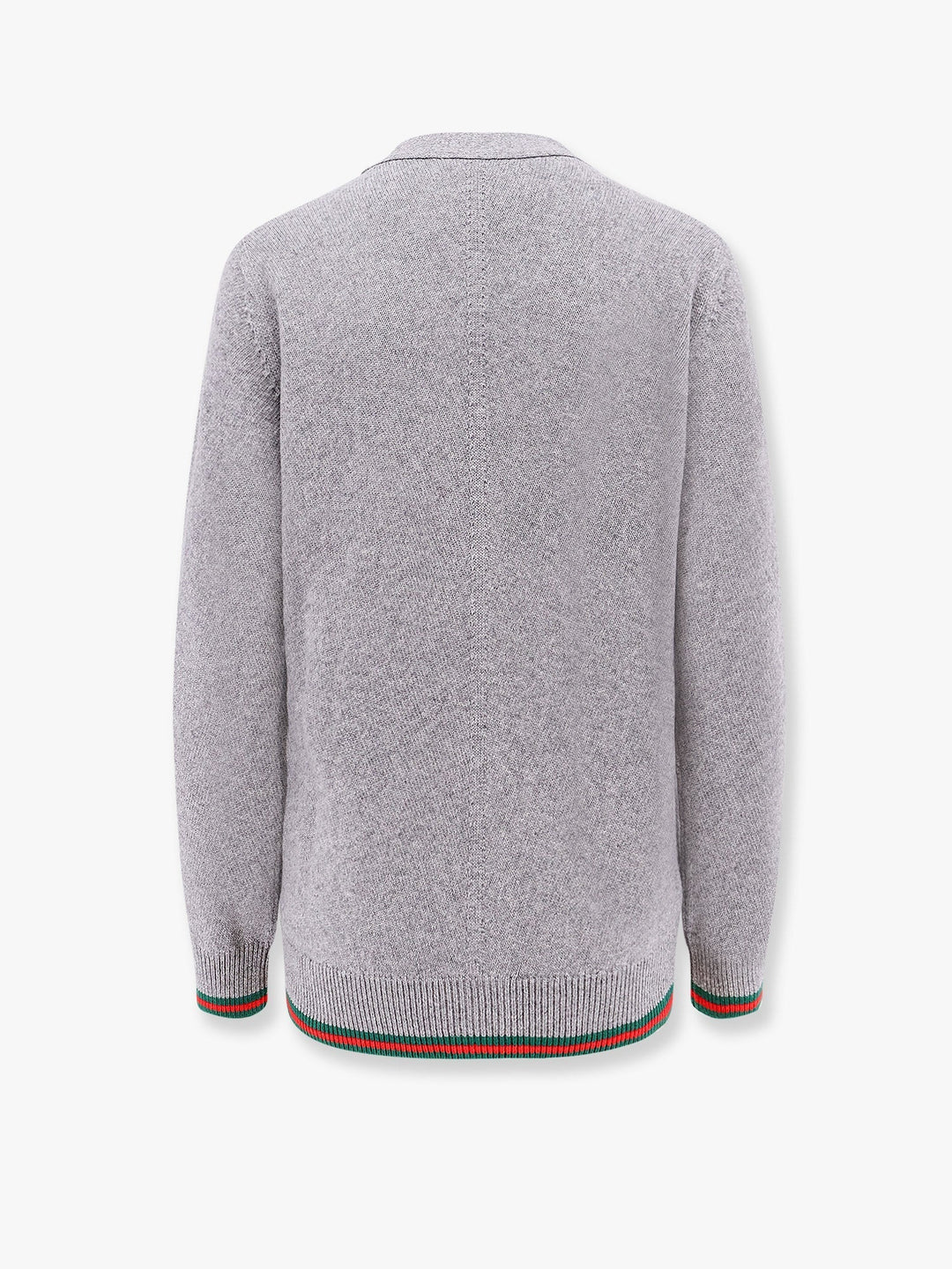 Gucci Women Wool And Cashmere Cardigan With Web Detail