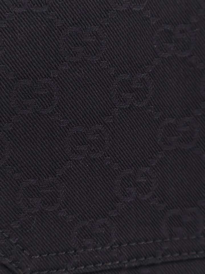 Gucci Men Gg Jacquard Cotton Shirt